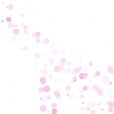 Kabarcıklar daire noktalar benzersiz pembe parlak vektör arka plan