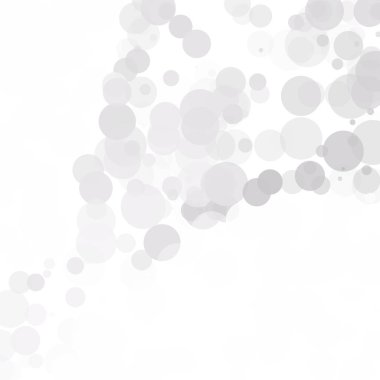 Kabarcıklar benzersiz gri beyaz parlak vektör arka plan