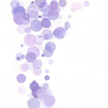 Kabarcıklar benzersiz mor parlak vektör arka plan