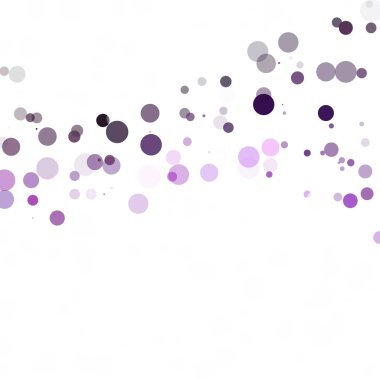 Kabarcıklar daire noktalar benzersiz mor parlak vektör arka plan