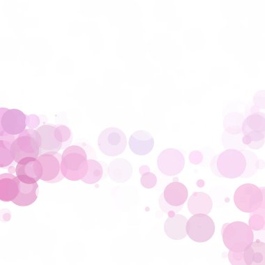 Kabarcıklar daire noktalar benzersiz mor parlak vektör arka plan