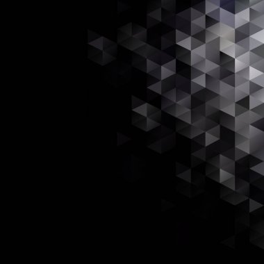 Siyah kılavuz Mozaik arka plan, yaratıcı tasarım şablonları