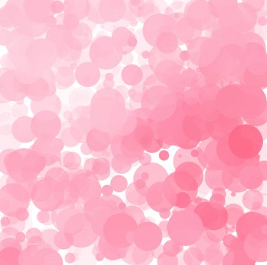 Kabarcıklar benzersiz pembe parlak vektör arka plan