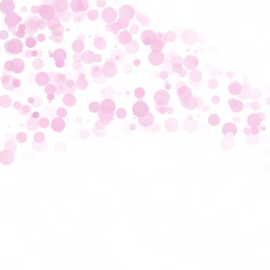 Kabarcıklar daire noktalar benzersiz pembe parlak vektör arka plan