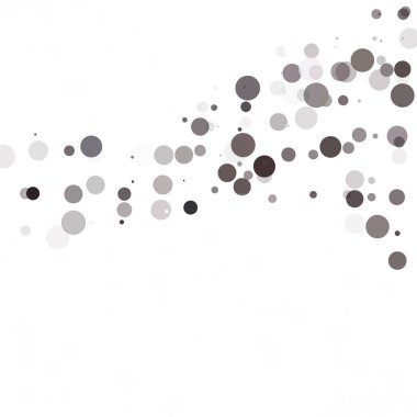 Kabarcıklar daire noktalar benzersiz siyah parlak vektör arka plan