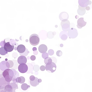 Kabarcıklar daire noktalar benzersiz mor parlak vektör arka plan