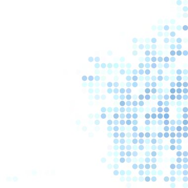 Mavi rastgele noktalar arka plan, yaratıcı tasarım şablonları