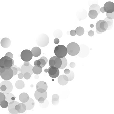 Kabarcıklar benzersiz gri beyaz parlak vektör arka plan