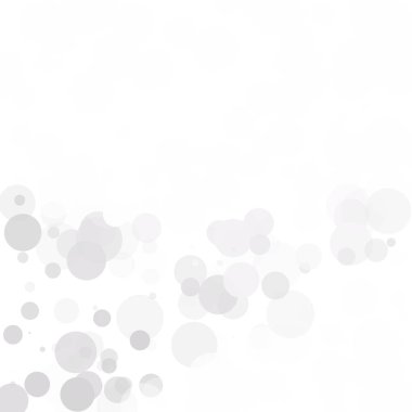 Kabarcıklar benzersiz gri beyaz parlak vektör arka plan