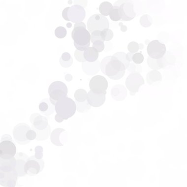 Kabarcıklar benzersiz gri beyaz parlak vektör arka plan