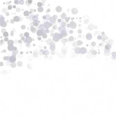 Kabarcıklar daire noktalar benzersiz gri beyaz parlak vektör arka plan