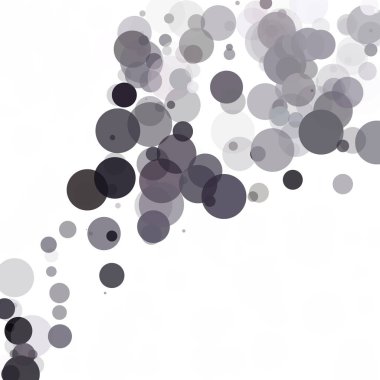 Kabarcıklar daire noktalar benzersiz siyah parlak vektör arka plan