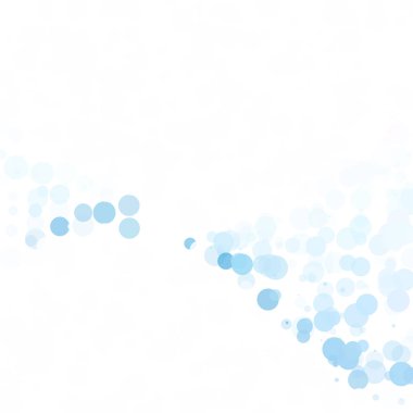 Baloncuklar Çemberi Noktaları Eşsiz Mavi Parlak Vektör Arkaplanı