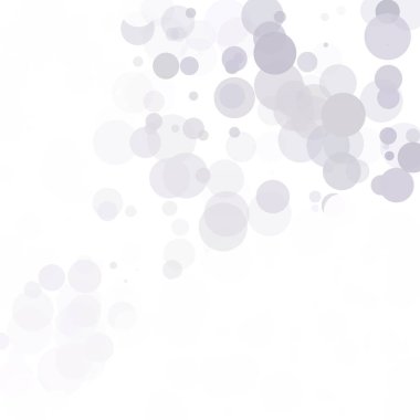 Kabarcıklar daire noktalar benzersiz gri beyaz parlak vektör arka plan