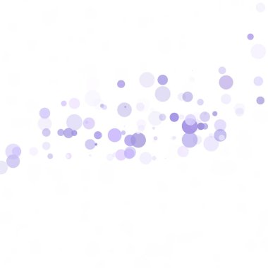 Kabarcıklar daire noktalar benzersiz mor parlak vektör arka plan