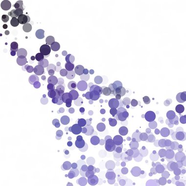 Kabarcıklar daire noktalar benzersiz mor parlak vektör arka plan