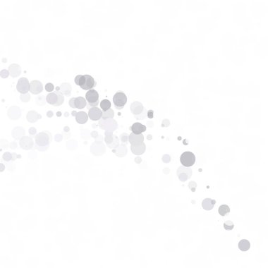 Kabarcıklar daire noktalar benzersiz gri beyaz parlak vektör arka plan