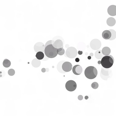 Kabarcıklar daire noktalar benzersiz siyah parlak vektör arka plan