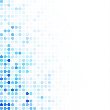 Mavi rastgele noktalar arka plan, yaratıcı tasarım şablonları