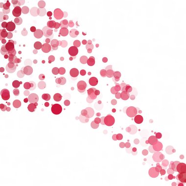 Kabarcıklar daire noktalar benzersiz kırmızı parlak vektör arka plan