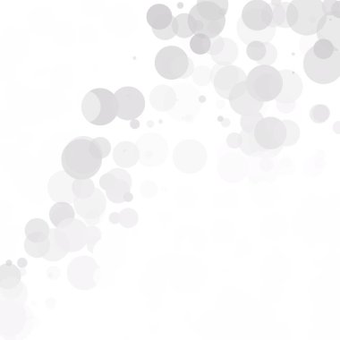 Kabarcıklar benzersiz gri beyaz parlak vektör arka plan