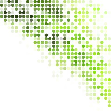 Yeşil rastgele noktalar arka plan, yaratıcı tasarım şablonları