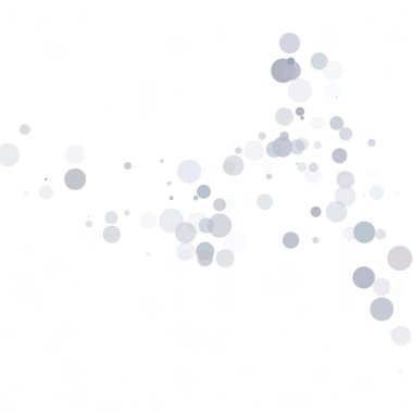 Kabarcıklar daire noktalar benzersiz gri beyaz parlak vektör arka plan