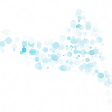 Baloncuklar Çemberi Noktaları Eşsiz Mavi Parlak Vektör Arkaplanı