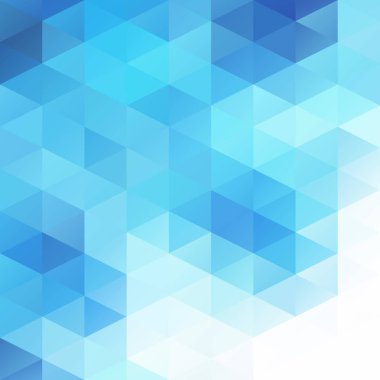 Mavi Izgara Mozaik Arkaplan, Yaratıcı Tasarım Şablonları