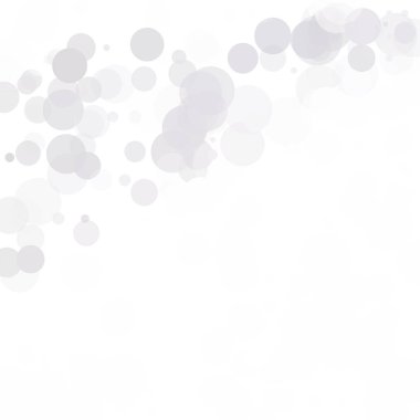 Kabarcıklar benzersiz gri beyaz parlak vektör arka plan