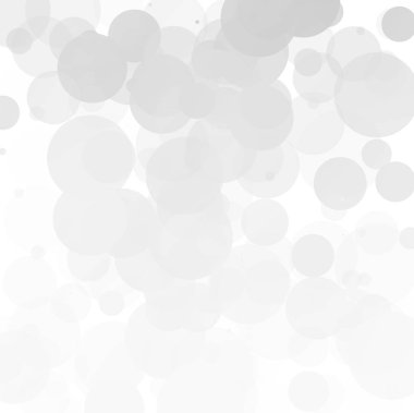 Kabarcıklar benzersiz gri beyaz parlak vektör arka plan