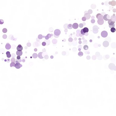 Kabarcıklar daire noktalar benzersiz mor parlak vektör arka plan