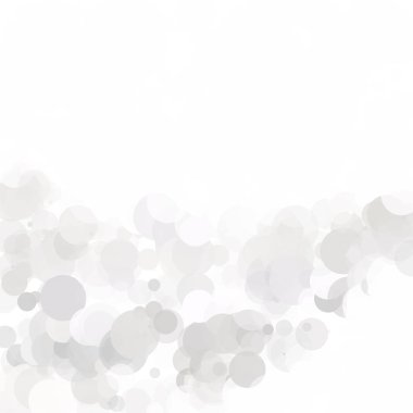 Kabarcıklar benzersiz gri beyaz parlak vektör arka plan