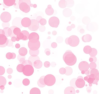 Kabarcıklar benzersiz pembe parlak vektör arka plan