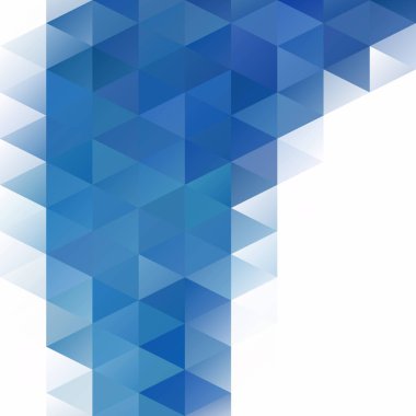 Mavi Izgara Mozaik Arkaplan, Yaratıcı Tasarım Şablonları