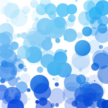 Kabarcıklar benzersiz mavi parlak vektör arka plan