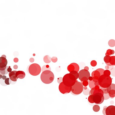Kabarcıklar benzersiz kırmızı parlak vektör arka plan