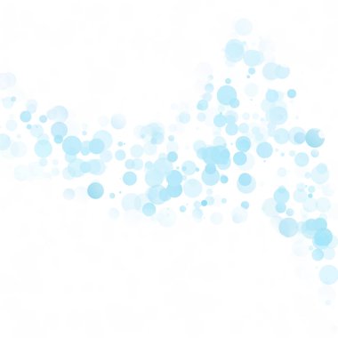 Baloncuklar Çemberi Noktaları Eşsiz Mavi Parlak Vektör Arkaplanı