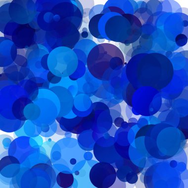Kabarcıklar benzersiz mavi parlak vektör arka plan