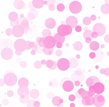 Kabarcıklar benzersiz pembe parlak vektör arka plan