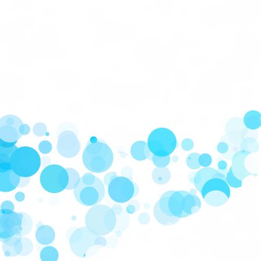 Kabarcıklar benzersiz mavi parlak vektör arka plan