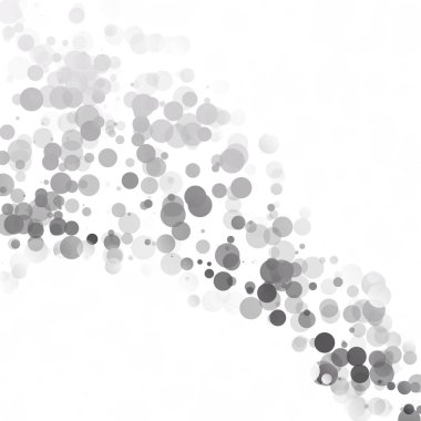 Kabarcıklar daire noktalar benzersiz siyah parlak vektör arka plan