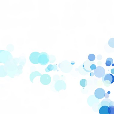 Kabarcıklar benzersiz mavi parlak vektör arka plan