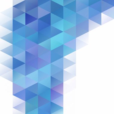 Mavi Izgara Mozaik Arkaplan, Yaratıcı Tasarım Şablonları