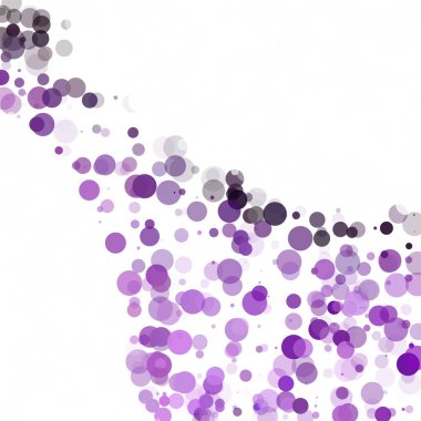 Kabarcıklar daire noktalar benzersiz mor parlak vektör arka plan