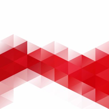 Kırmızı kılavuz Mozaik arka plan, yaratıcı tasarım şablonları