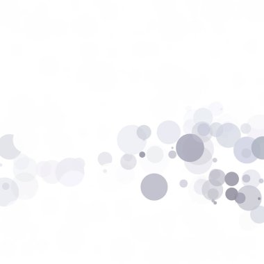 Kabarcıklar daire noktalar benzersiz gri beyaz parlak vektör arka plan