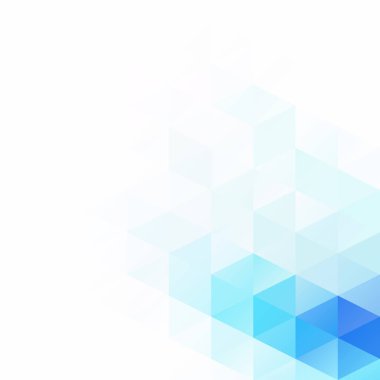 Mavi Izgara Mozaik Arkaplan, Yaratıcı Tasarım Şablonları