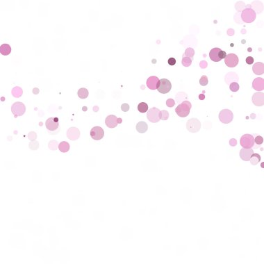 Kabarcıklar daire noktalar benzersiz mor parlak vektör arka plan