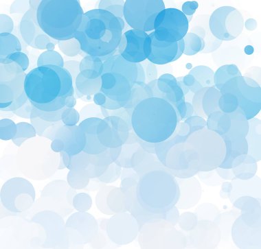 Kabarcıklar benzersiz mavi parlak vektör arka plan